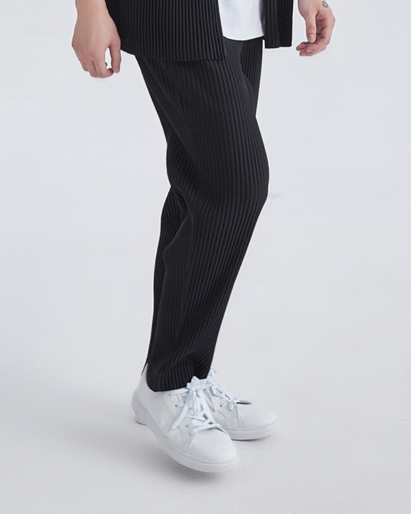 San Francisco Ribbed Cotton Pantalon