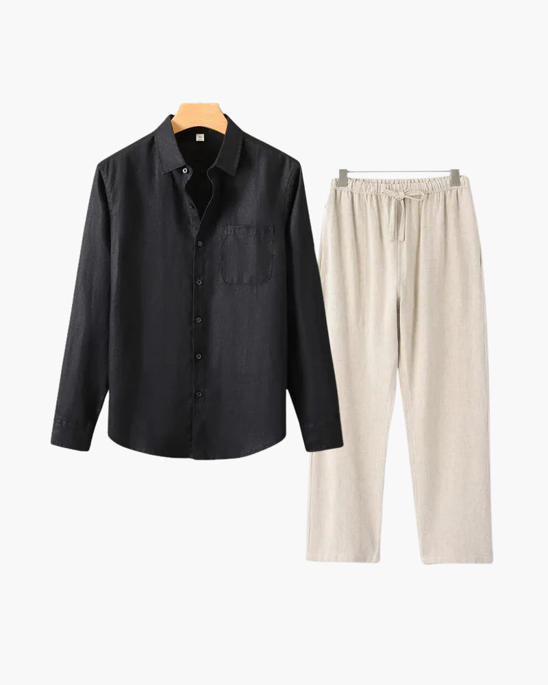 Mooson 100% Linen Combo (Longsleeve)