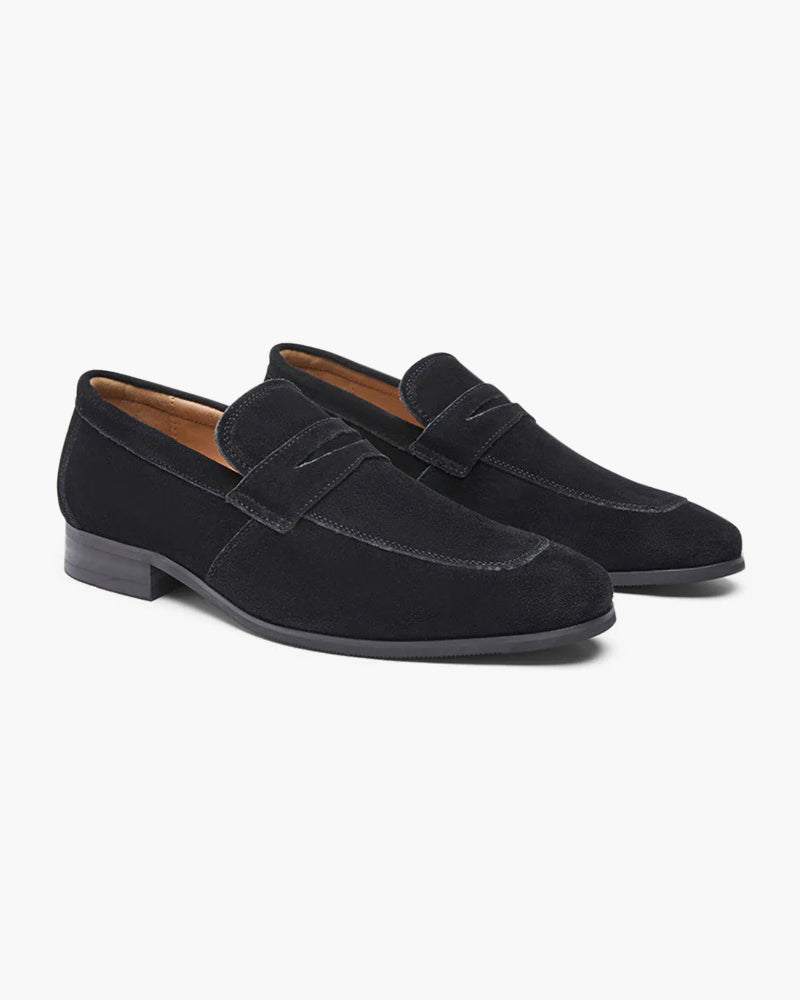 Mooson Suede Penny Loafers