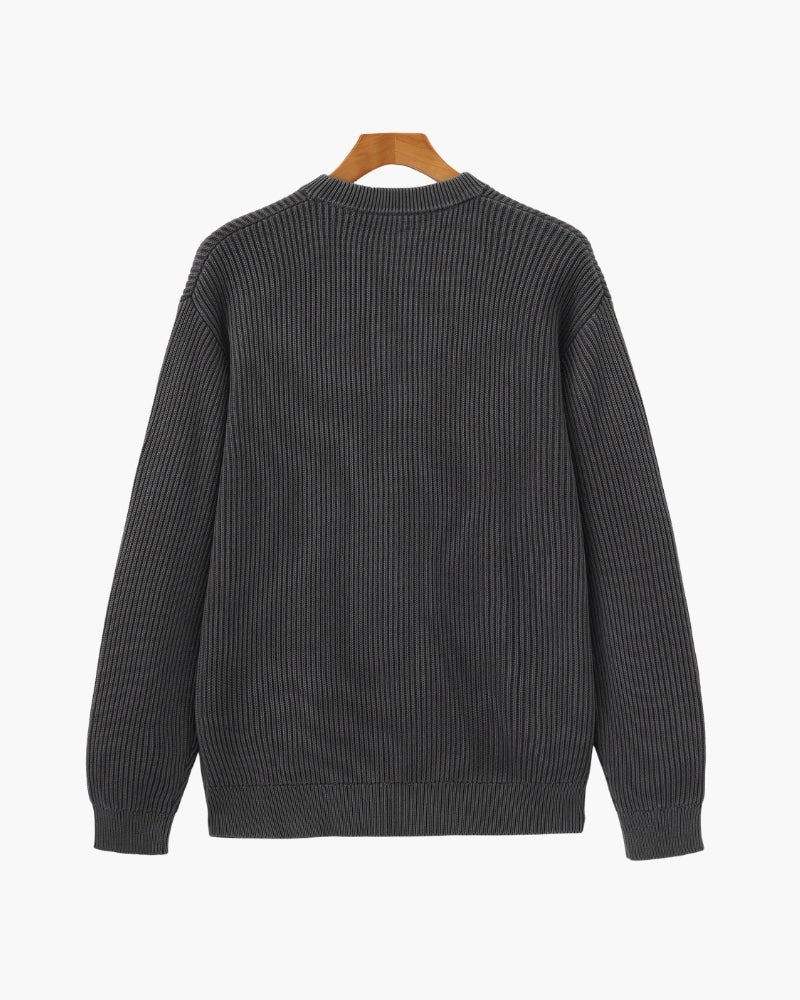 Rib Crew Sweater