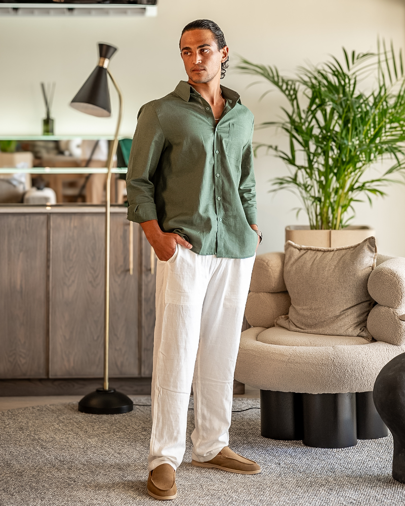 Mooson 100% Linen Combo (Longsleeve)