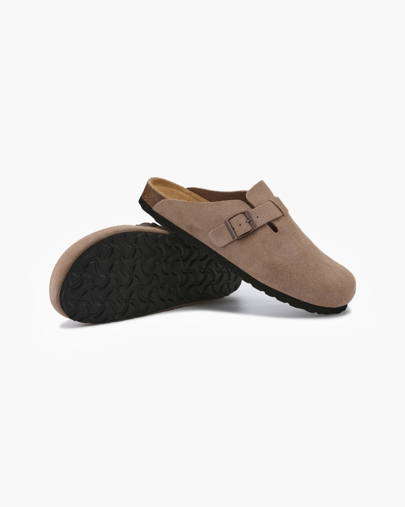 Mooson Suede Clogs