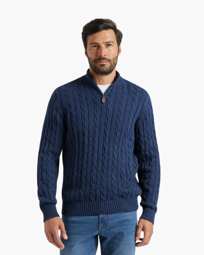 The Aspen Half Zip Sweater