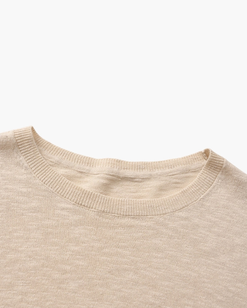 Linen Cotton Crewneck
