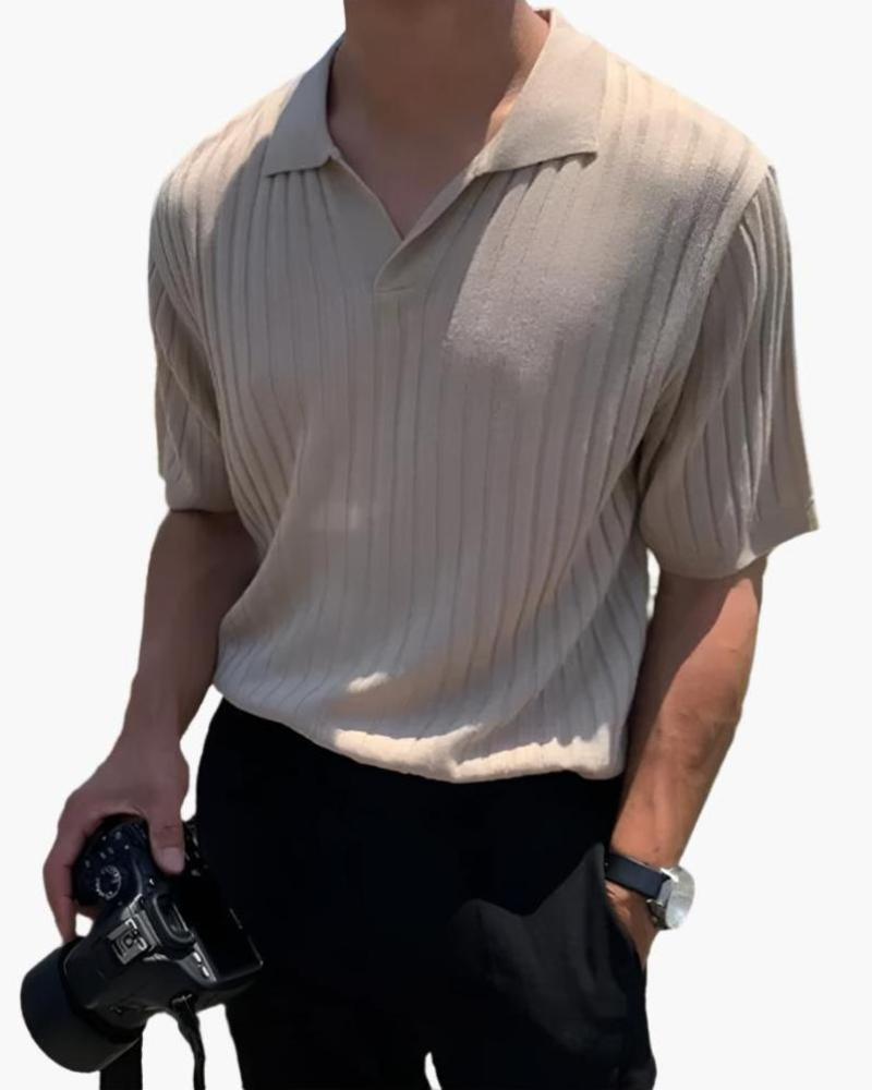 The Verona Ribbed Cotton Polo