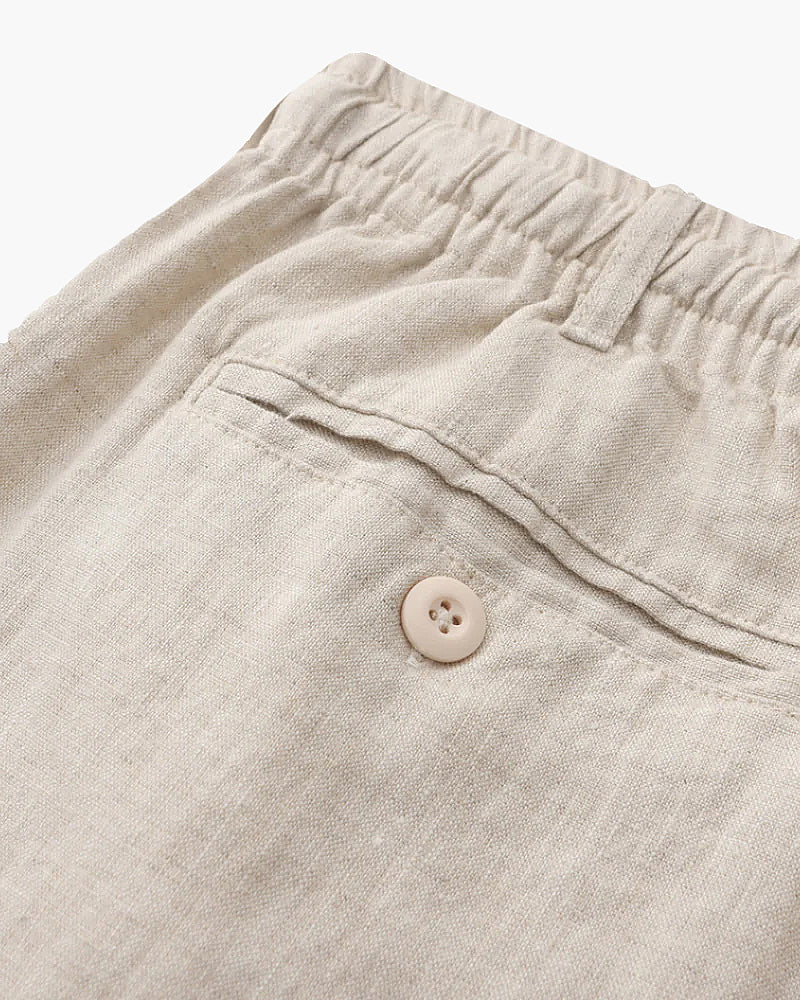 Dunedin- Premium 100% Linen Shorts