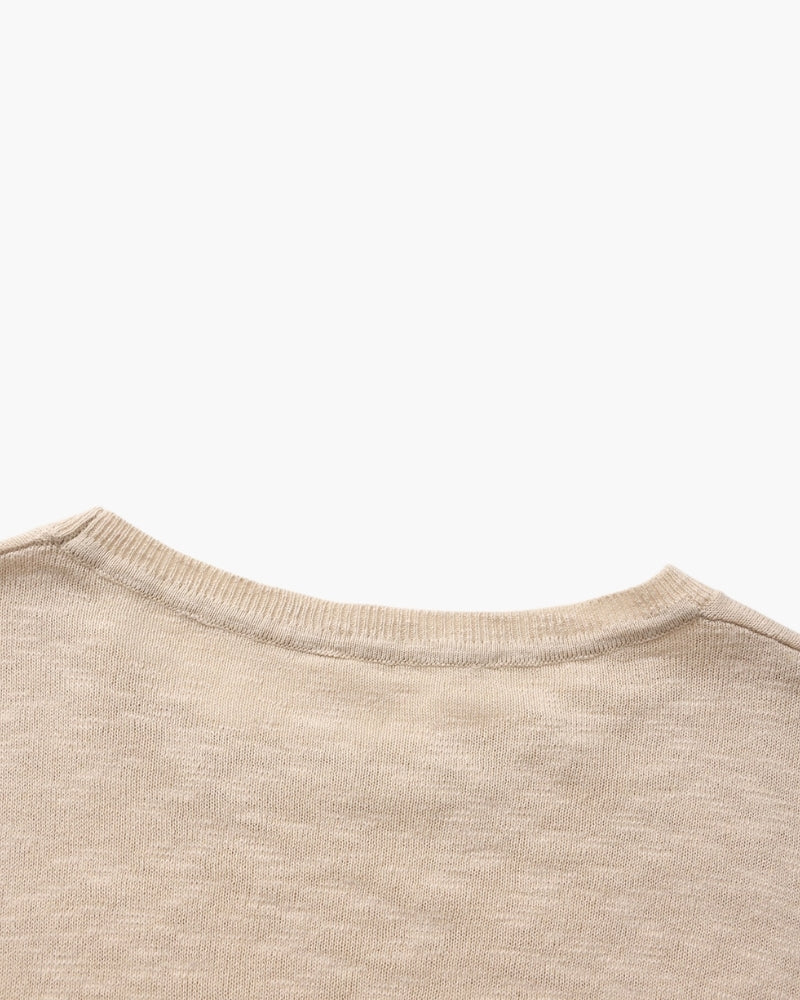 Linen Cotton Crewneck