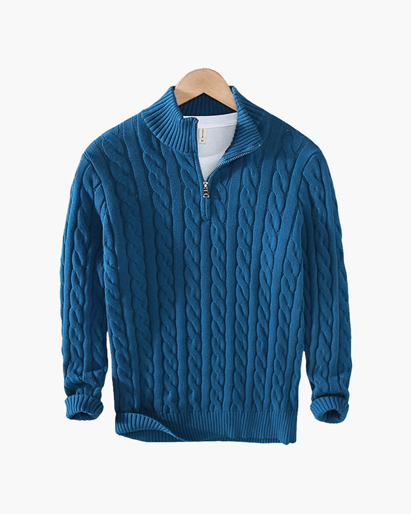 The Aspen Half Zip Sweater