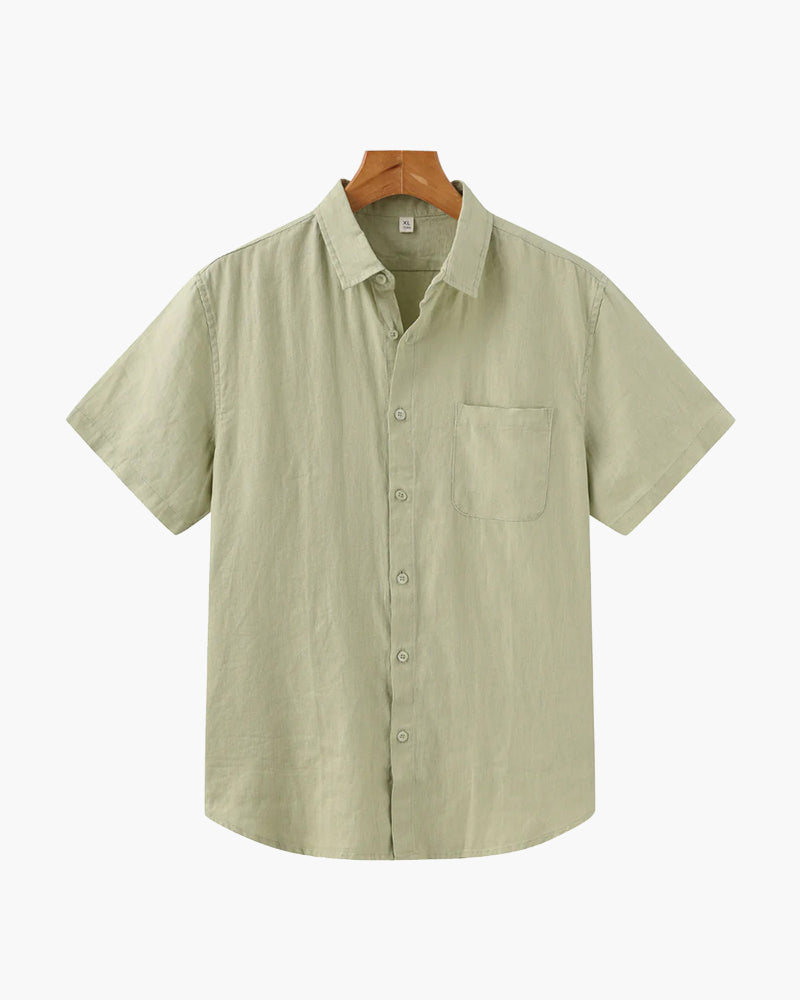 Rotorua - 100% Linen Shirt (Shortsleeve)