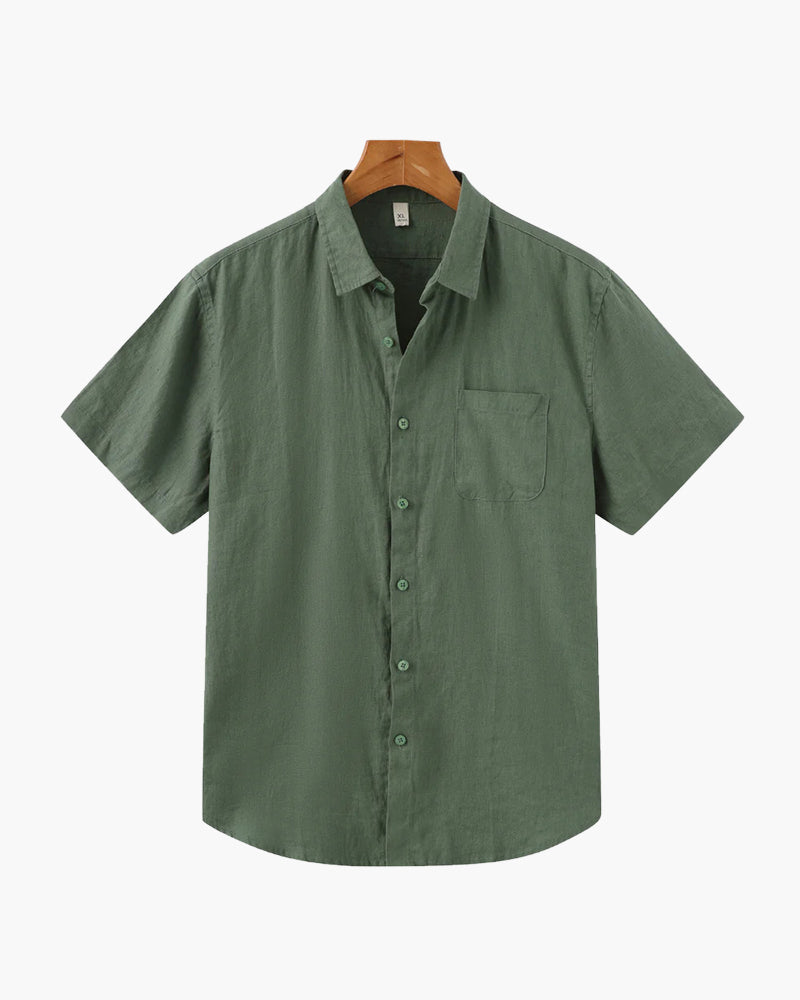 Rotorua - 100% Linen Shirt (Shortsleeve)