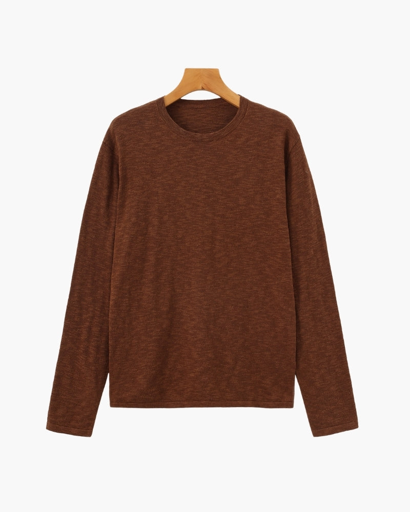 Linen Cotton Crewneck