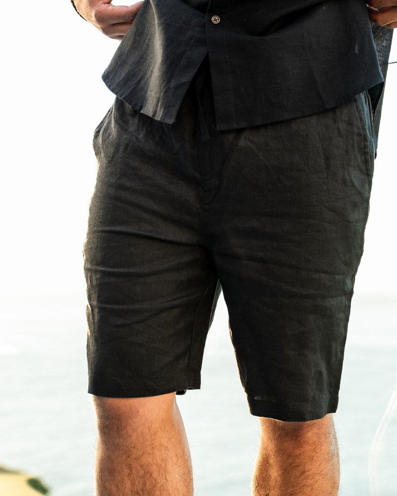 Dunedin- Premium 100% Linen Shorts