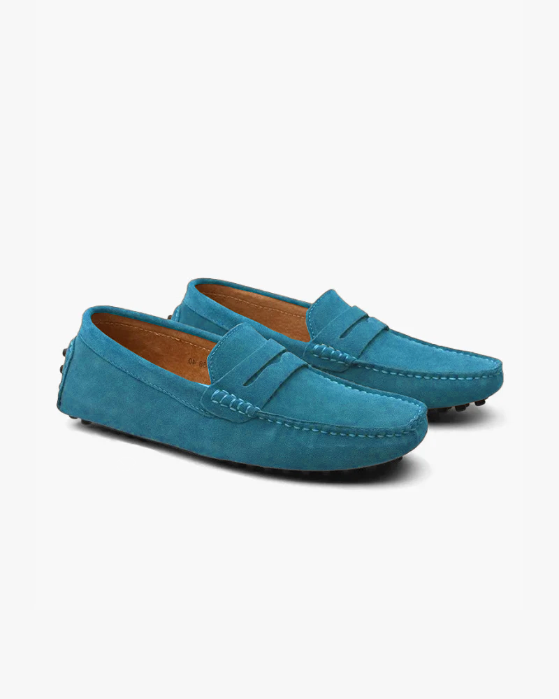 Gisborne Suede Driver Loafers