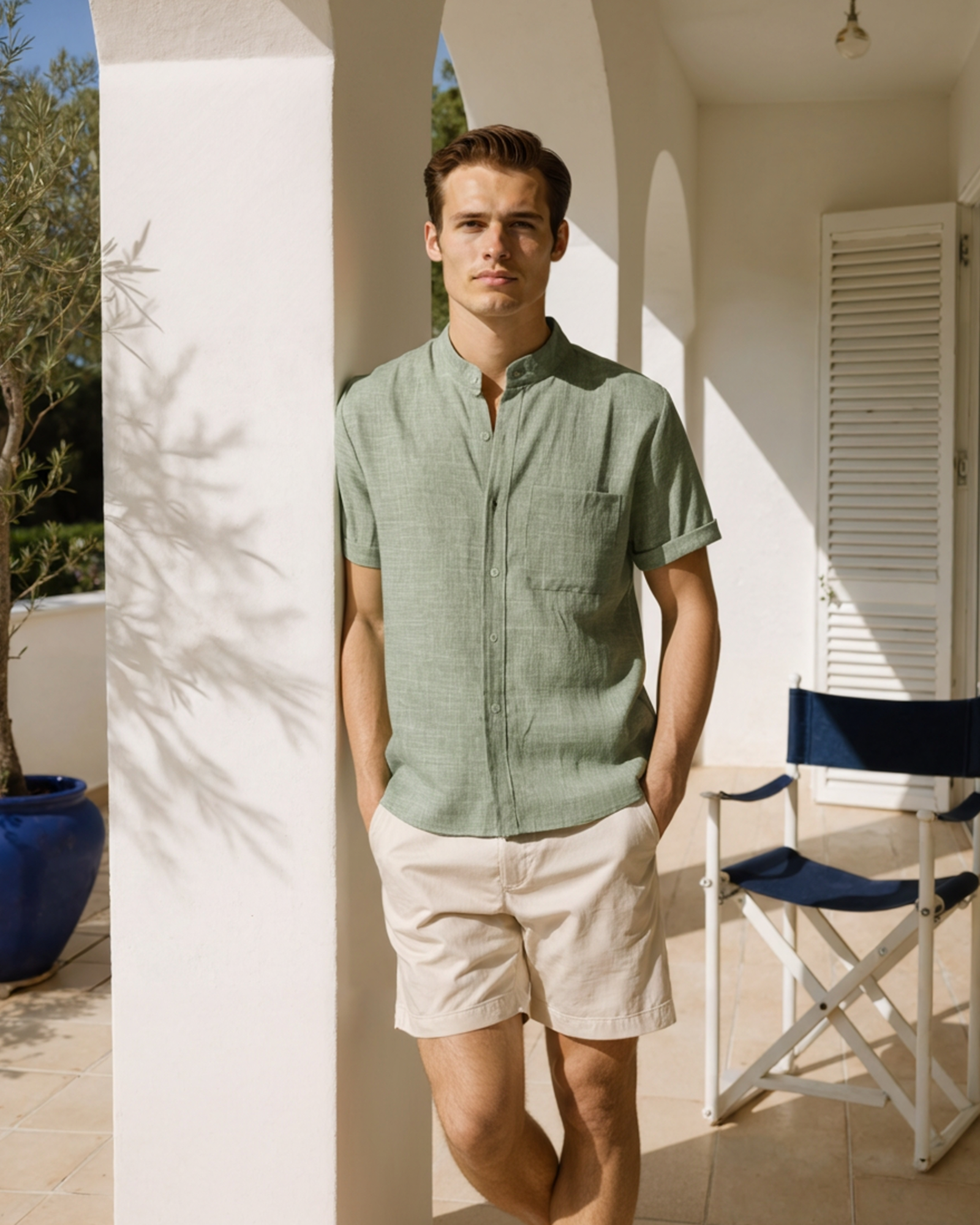Mooson - 100% Linen Short Sleeve
