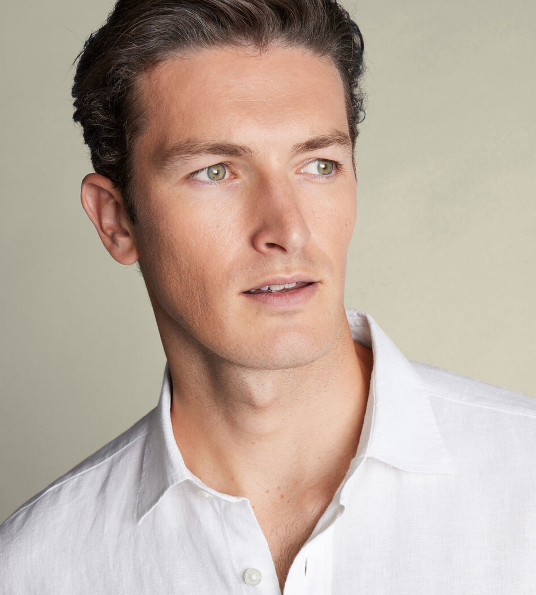Nelson 100% Linen Shirt - White