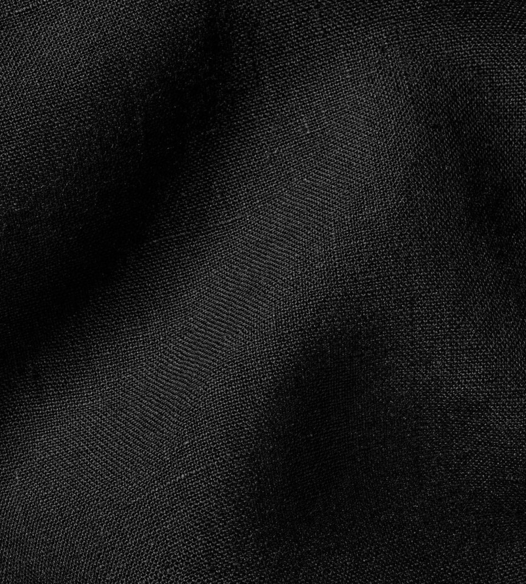 Nelson 100% Linen Shirt - Black