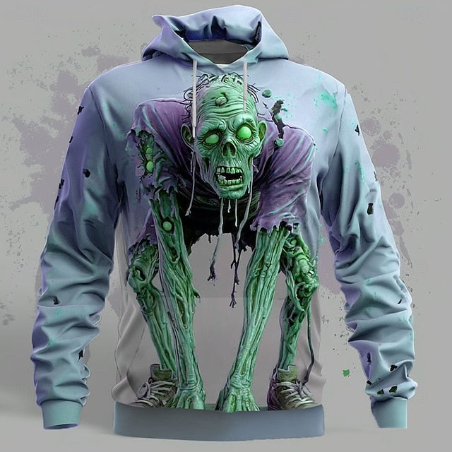 Men’s Zombie 3D T-Shirt – Horror Streetwear