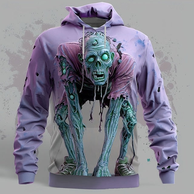 Men’s Zombie 3D T-Shirt – Horror Streetwear