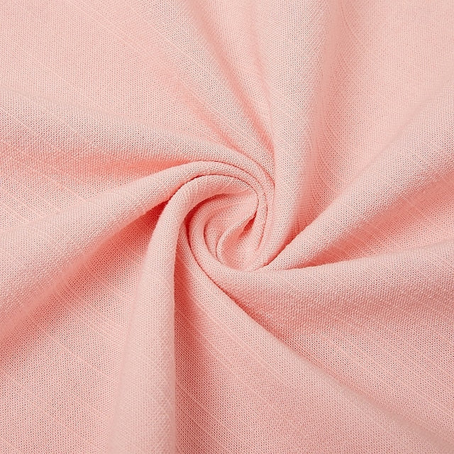 Men’s Cotton Linen Shirt – Long Sleeve, V-Neck, Casual Style