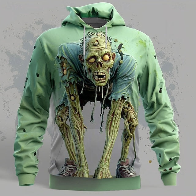 Men’s Zombie 3D T-Shirt – Horror Streetwear