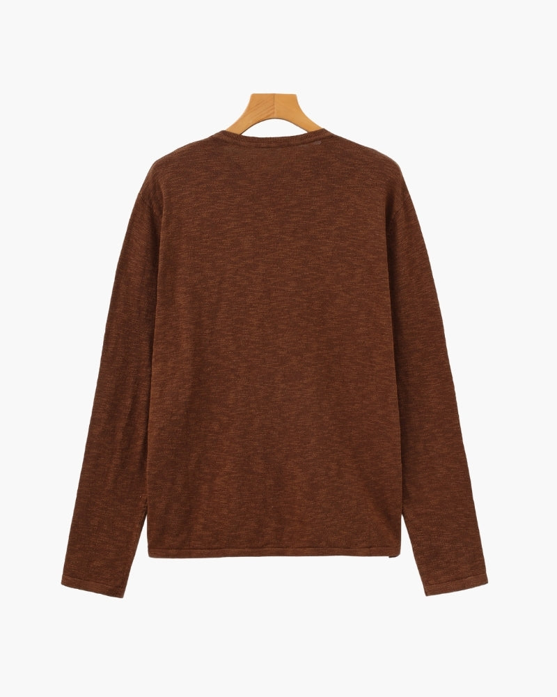 Linen Cotton Crewneck