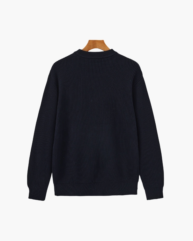 Rib Crew Sweater