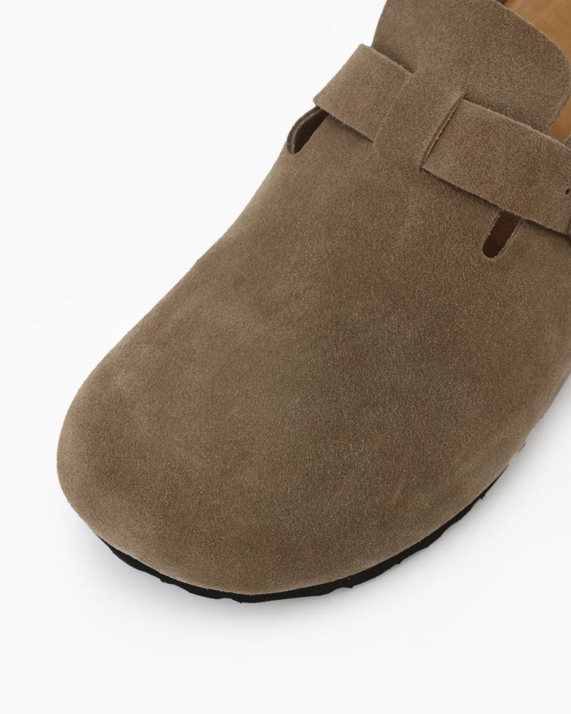 Mooson Suede Clogs