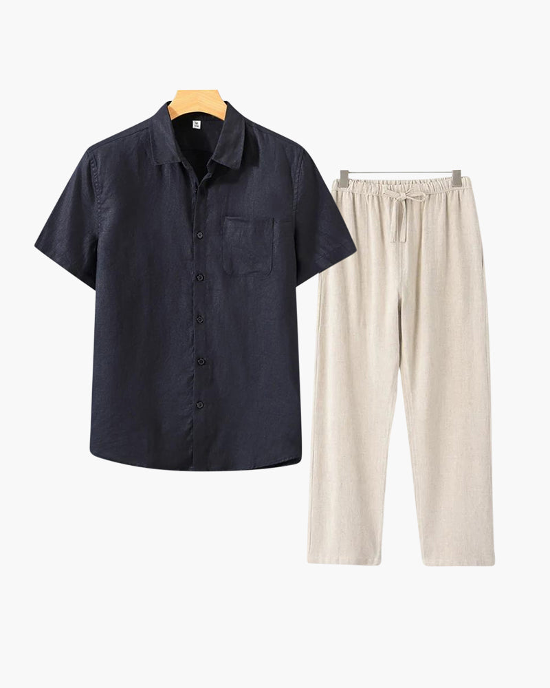 Mooson 100% Linen Combo (Shortsleeve)
