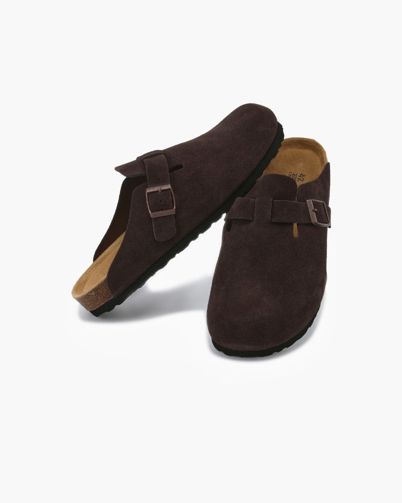 Mooson Suede Clogs