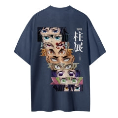 Demon Slayer Cotton Unisex Round Neck Anime T-Shirt