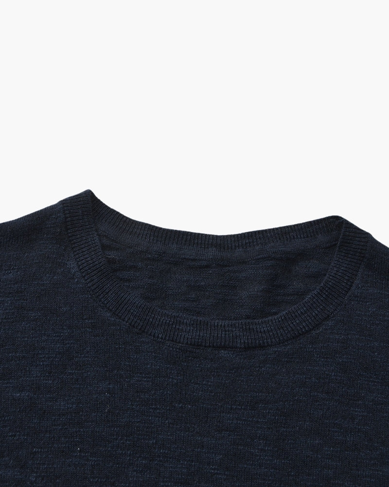 Linen Cotton Crewneck