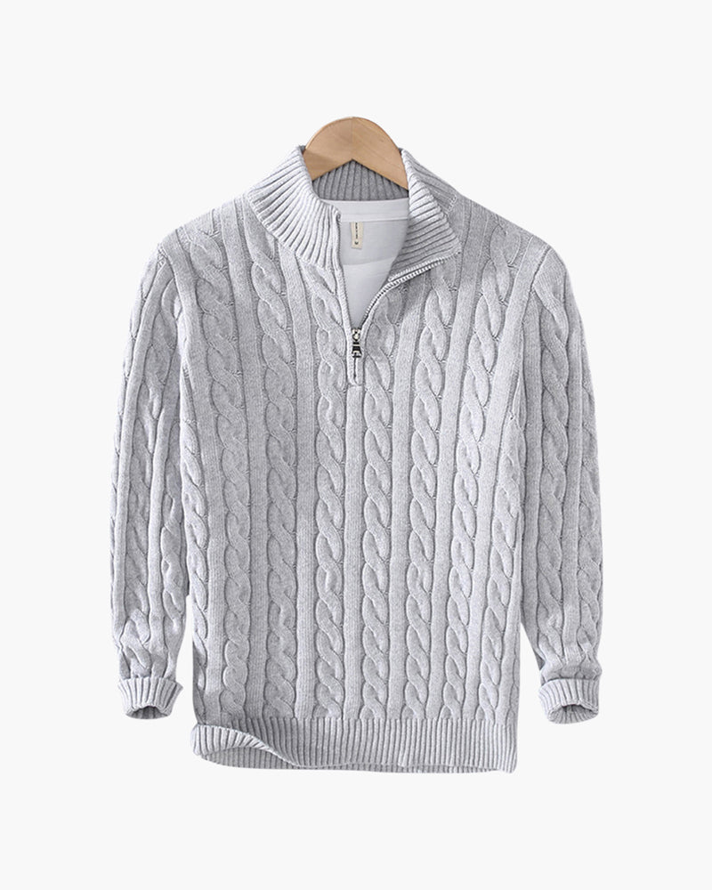The Aspen Half Zip Sweater