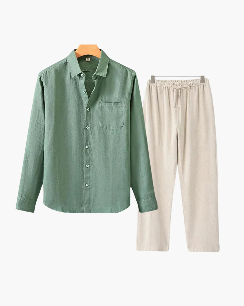Mooson 100% Linen Combo (Longsleeve)