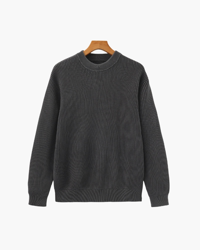 Rib Crew Sweater
