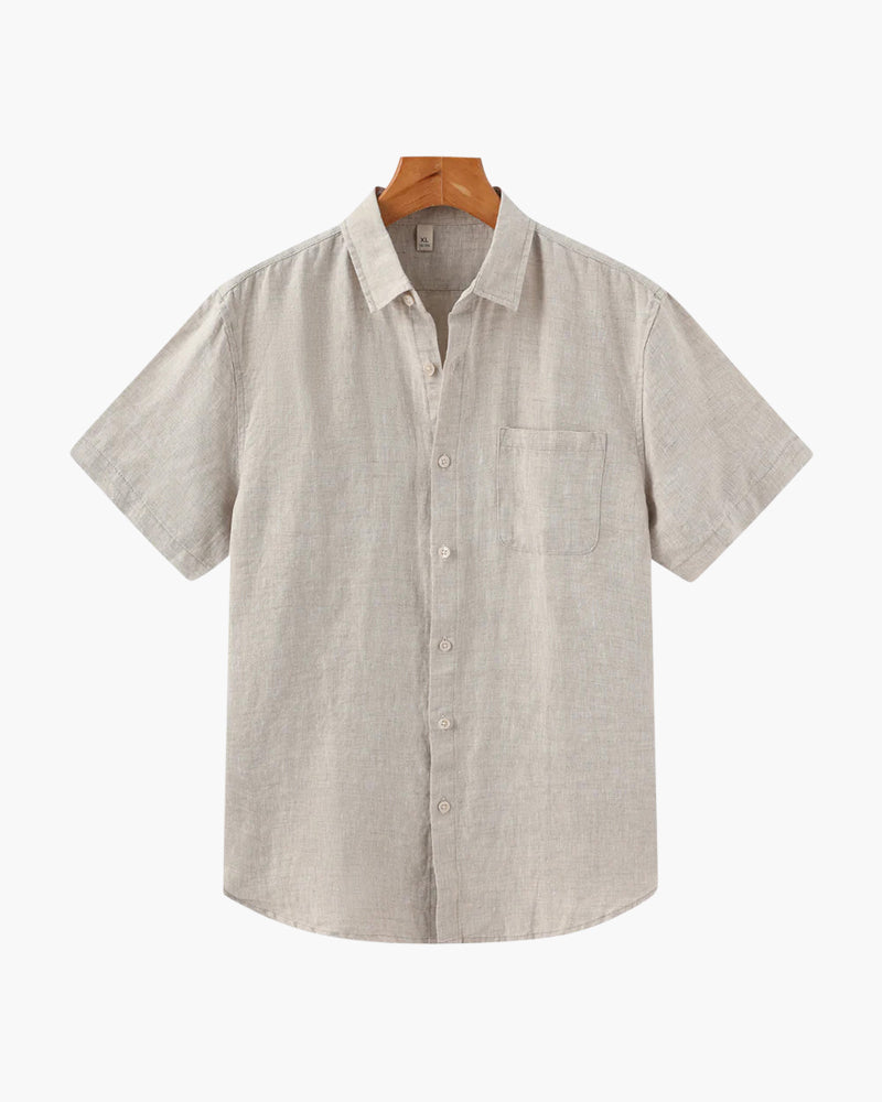 Rotorua - 100% Linen Shirt (Shortsleeve)