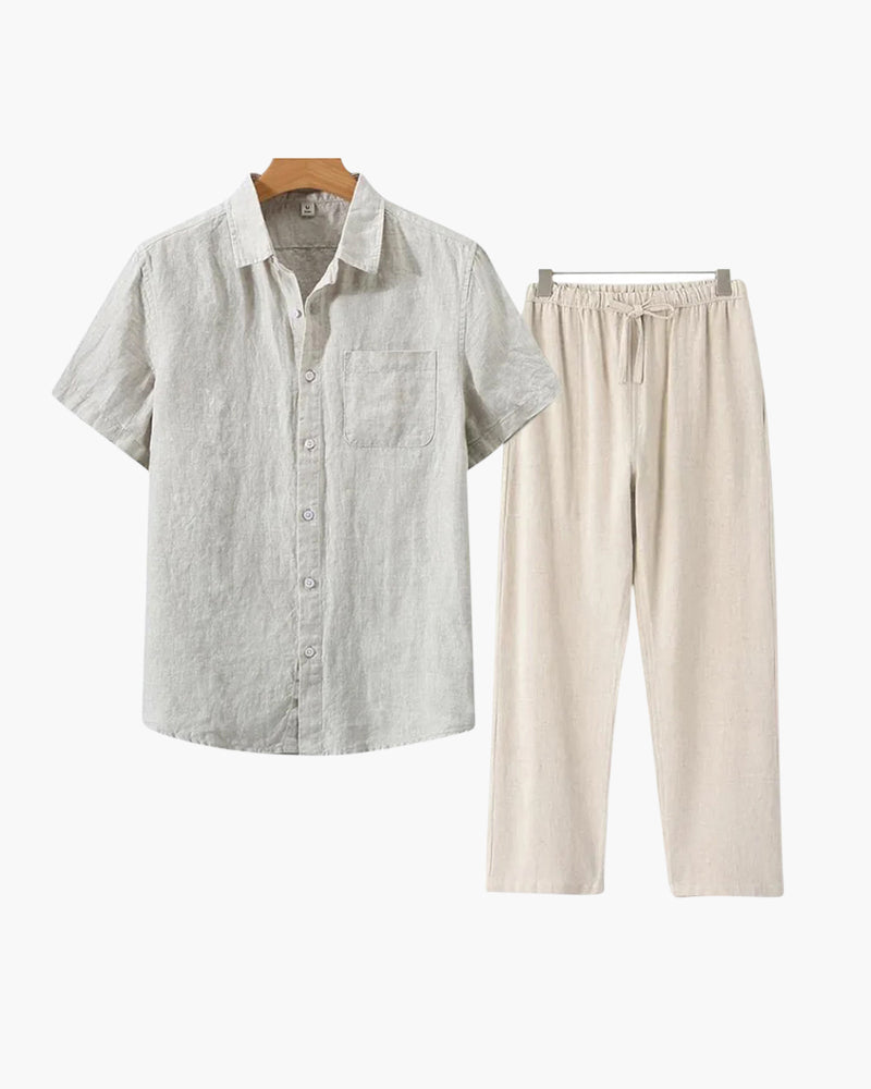 Mooson 100% Linen Combo (Shortsleeve)