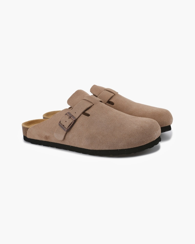 Mooson Suede Clogs