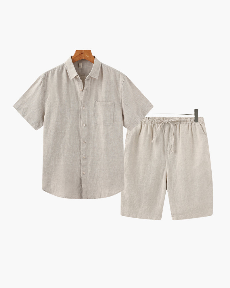 Mooson 100%  Linen Combo (Shorts)