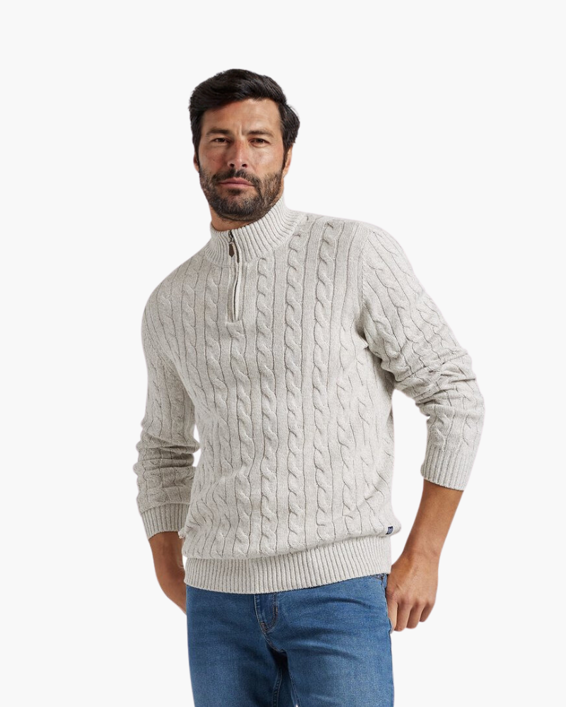 The Aspen Half Zip Sweater
