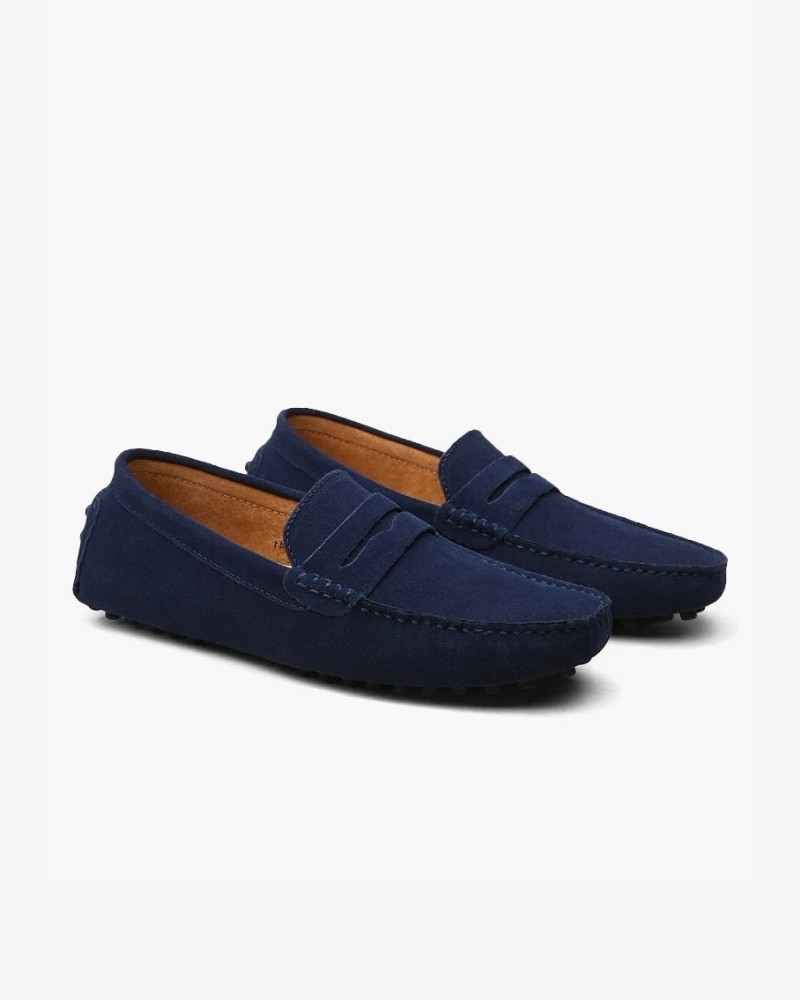 Gisborne Suede Driver Loafers