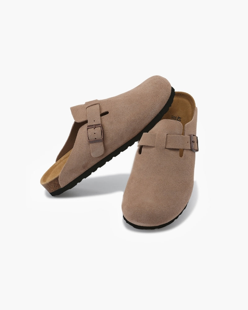 Mooson Suede Clogs