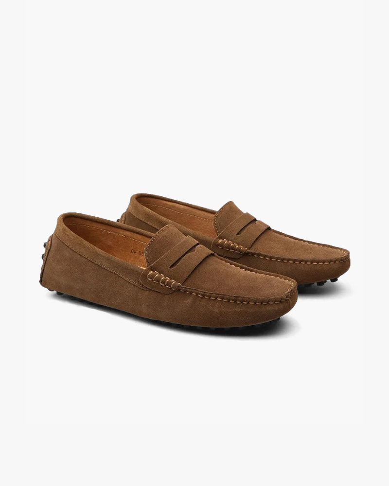 Gisborne Suede Driver Loafers