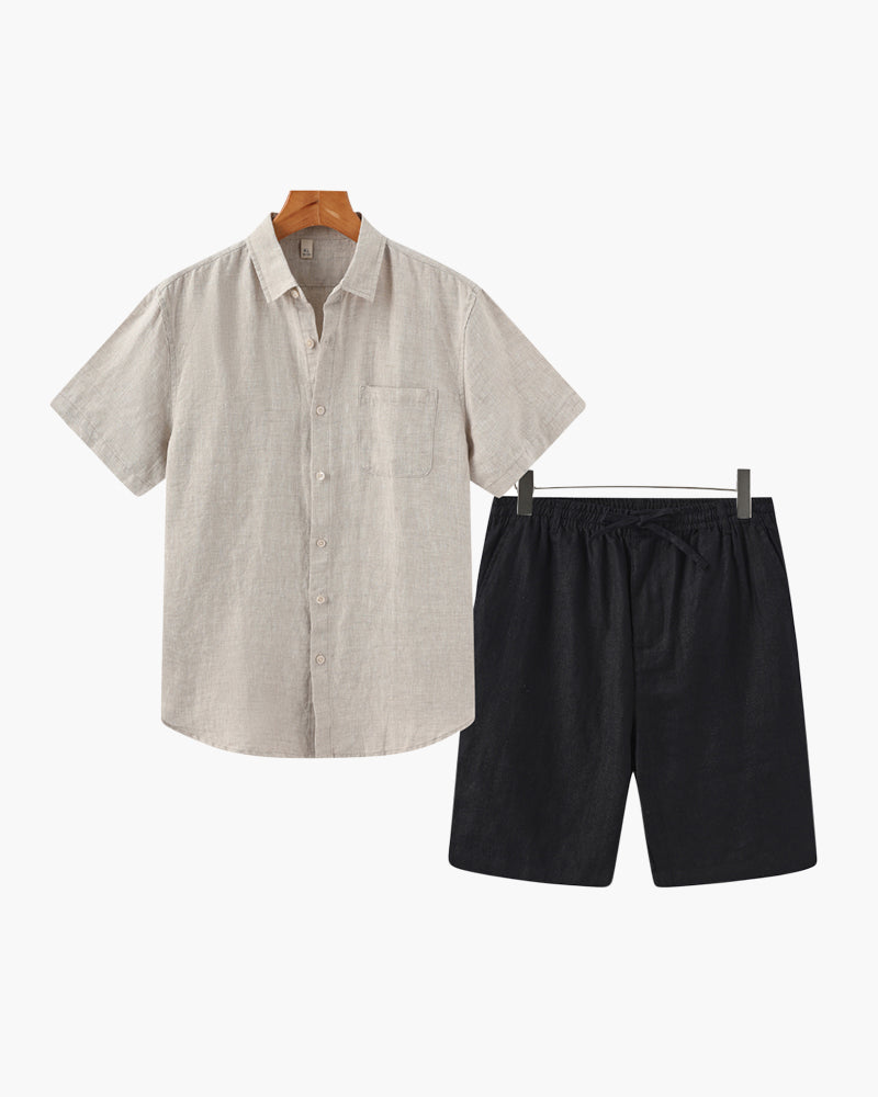 Mooson 100%  Linen Combo (Shorts)
