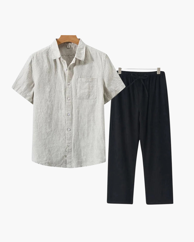 Mooson 100% Linen Combo (Shortsleeve)