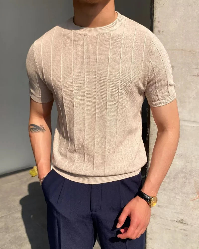 The Ribbed T-Shirt