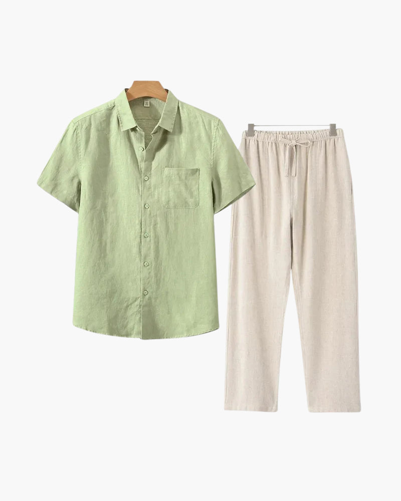 Mooson 100% Linen Combo (Shortsleeve)