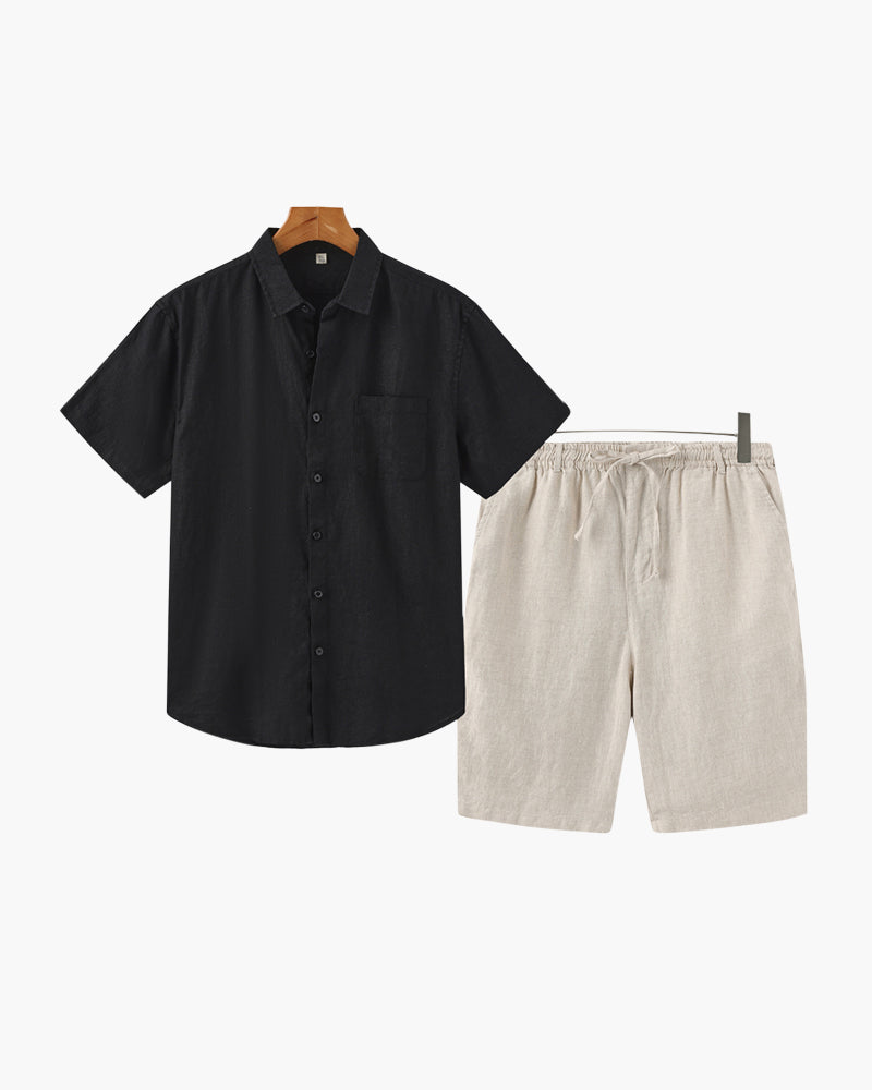 Mooson 100%  Linen Combo (Shorts)
