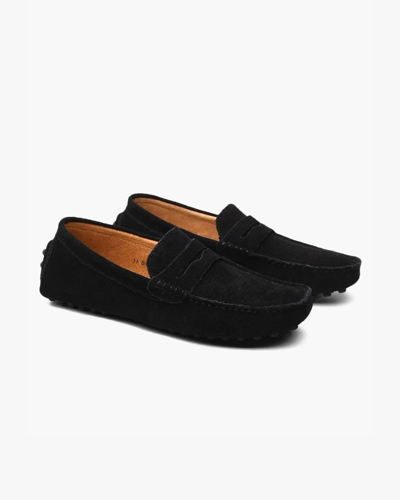 Gisborne Suede Driver Loafers