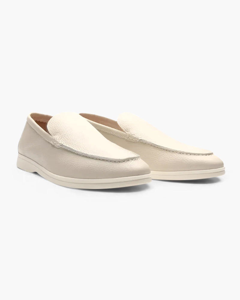 Mooson Cowhide Leather Loafers