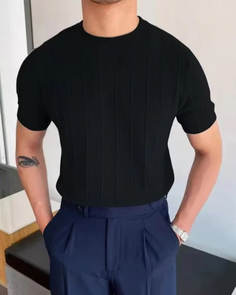 The Ribbed T-Shirt